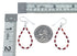 Man Made Oyster Shell Liquid Sterling Silver Hook Dangle Earrings JX126773